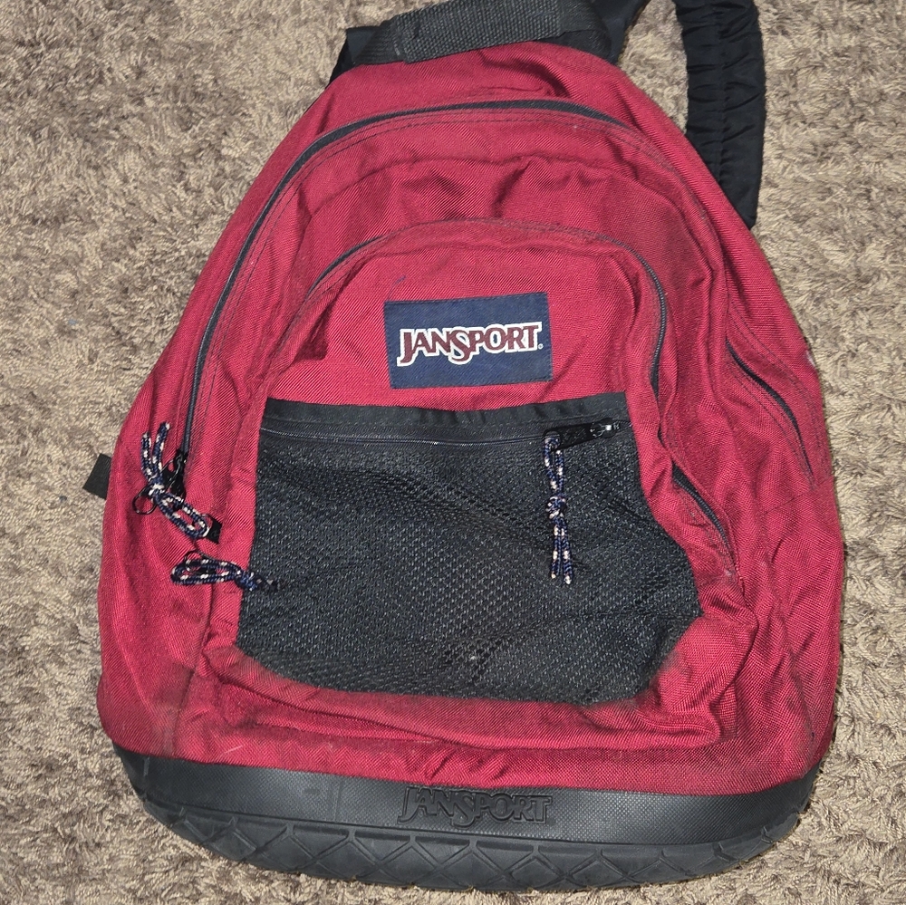 JanSport Red and Black Men's Backpack